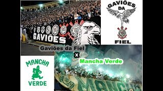 Gaviões da Fiel X Mancha Verde  Provocações Corinthians x Palmeiras  Clássico [upl. by Bostow]