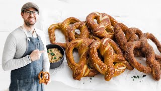 Homemade Soft Pretzel Recipe [upl. by Fayette]