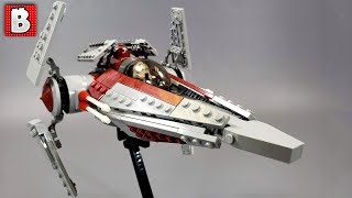 Custom LEGO Vwing Starfighter Lookn Sleek [upl. by Eenahs]