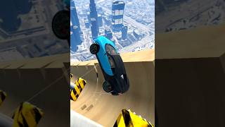 Buggati BlackampBlue Car Crashing 8  Mega Car Crashing Simulator  shorts gaming mysterxgaming [upl. by Finah]