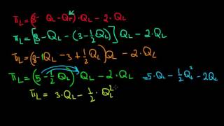 MICROECONOMICS I How To Find The Profit Of The Leader And Follower In Stackelberg Competition [upl. by Ettevroc]