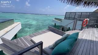 Six Senses Kanuhura Maldives  Water Villa with Pool Room Tour [upl. by Hufnagel230]