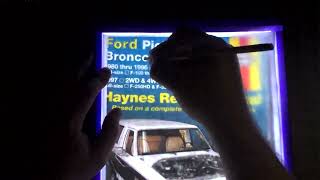 Ford Bronco Tracing Haynes Manual ASMR [upl. by Joliet]