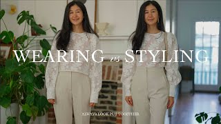 WEARING vs STYLING Clothes For Better Outfits [upl. by Atsed]