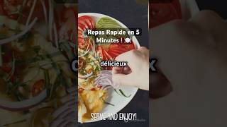 Repas Rapide en 5 Minutes  🍽️ rapidosrecette [upl. by Courcy361]