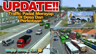 UPDATE KODENAME TRAFFIC PADAT MERAYAP BUSSID V403  WAJIB TEMPEL 5CM [upl. by Niwre]