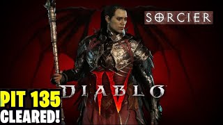 PIT ★★135★★ Sorcier Firebolt Diablo4 Saison5 Gameplay [upl. by Sasnak]