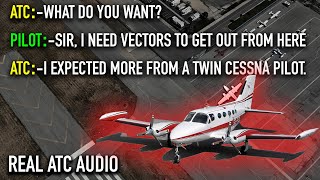 ATC vs PILOT ATC reprimands pilot for not being prepared REAL ATC AUDIO [upl. by Molohs667]