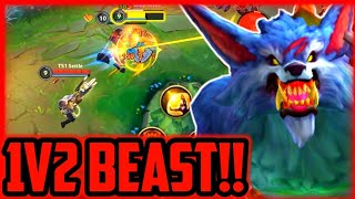 Wild Rift  WARWICK BARON LANE IS TOO OP Best Aggressive Champion To Play [upl. by Nevs]