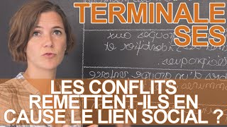 Les conflits remettentils en cause le lien social   SES  Terminale  Les Bons Profs [upl. by Eednarb]