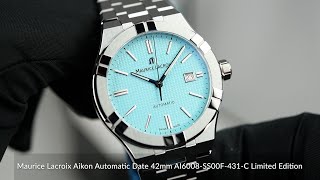 Maurice Lacroix Aikon Automatic Date 42mm AI6008SS00F431C Limited Edition [upl. by Remos]