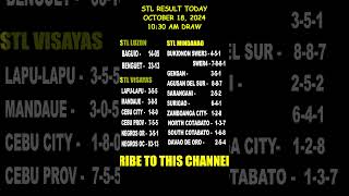 STL Result Today 1030 am draw October 18 2024 shorts [upl. by Odrautse]