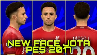 PES 2017  NEW FACE MOD DIOGO JOTA [upl. by Barna]