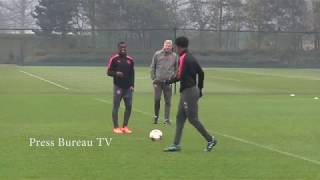 Arsenal training pre Ostersunds FK [upl. by Esilehs973]