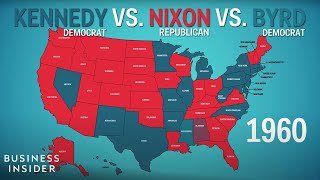 How The States Voted In Every Presidential Election [upl. by Arod]