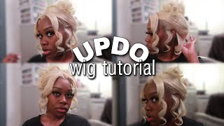 MESSY UPDO FRONTAL WIG TUTORIAL  Ishow Beauty Hair 🤍 [upl. by Brittnee]