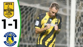 Aris vs Asteras Tripolis 11 All Goals and Extended Highlights [upl. by Standley]