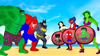 Evolution Of HULK PREGNANT SPIDERMAN SUPERMAN BATMAN  Who Is The King Of Super Heroes [upl. by Assela609]