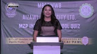 MBOCWWB amp Aizawl Smart City Ltd MZP Inter High School Quiz 2024 [upl. by Vickey]