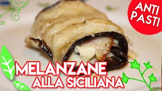 INVOLTINO di melanzane alla siciliana ricetta leggeraricetteflash Ep117 [upl. by Ard]