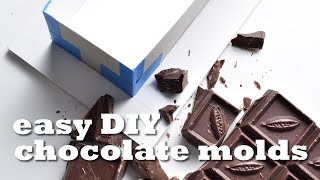 Cheap easy DIY CHOCOLATE MOLD [upl. by Rafter]