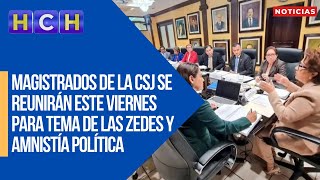 Magistrados de la CSJ se reunirán este viernes para tema de las Zedes y Amnistía Política [upl. by Hedi]