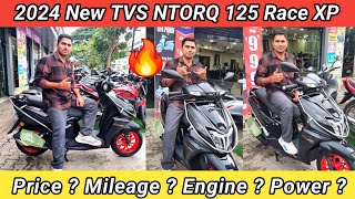 2024 Top Model Ntorq 125 Race XP Review  TVS Ntorq 125CC On Road Price Mileage engine Review [upl. by Coad]