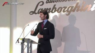 Lamborghini CEO Stephan Winkelmann speech [upl. by Nnaaihtnyc]