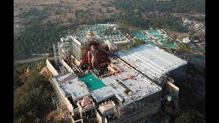 Shravanabelagola Mahamasthakabhisheka  2018  Aerial view [upl. by Jonme]