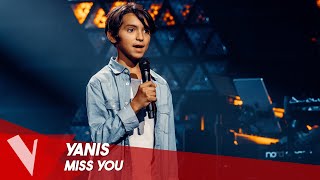 Jeremie Makiese – Miss you ● Yanis  Blinds  The Voice Belgique [upl. by Hsatan]