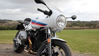 Test BMW NineT Racer  70s flashback [upl. by Leverick]