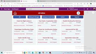 PowerApps Filter Claims Gallery  EditView Request Form PowerApps Claim Request Part 5 [upl. by Lebezej]