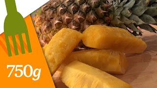 Comment choisir et éplucher un ananas   750g [upl. by Pavier63]