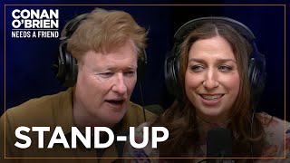 Chelsea Peretti Thinks StandUp Is A “Flawed Art Form”  Conan OBrien Needs A Friend [upl. by Akinehs]