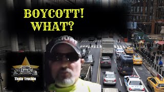 NYC Truckers BoyCott Over What amp Does it Help [upl. by Mariel]