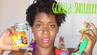 Gorilla Snot and Earwax Complete review ALL COLORS on natural hair [upl. by Rumilly805]