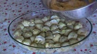 ricette della tradizioneTORTIERA DI CARCIOFI E PATATE GRATINATI [upl. by Dirgni]