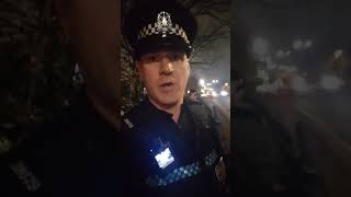 Police officer stops man for wearing a balaclava [upl. by Eilahs]