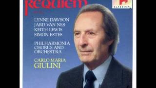 WAMozart  Requiem KV 626Introitus  Carlo Maria Giulini [upl. by Neelhtakyram]