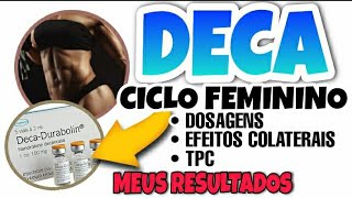 DECA NANDROLONA CICLO PARA MMULHERES decadurabolin [upl. by Sharline]