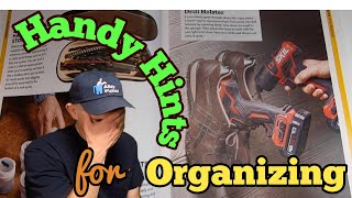 Handy Hints for Organization [upl. by Nerdna]