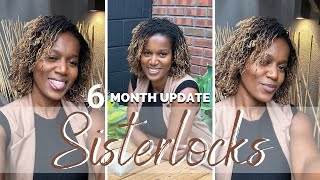 How To Prep Your Hair For Your Sisterlocks Establishment  6 Month Sisterlocks Update  SRW [upl. by Eylrahc806]