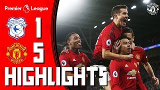 Highlights  Cardiff 15 Manchester United  Premier League [upl. by Wester]