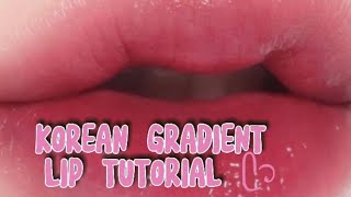 Korean Gradient Lip Tutorial [upl. by Socram482]