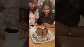 Chocolate room chennai chocolate lava bomb must try [upl. by Rainah]