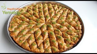 Böyle Çıtır Baklava Hiç Görmediniz Baklava Tarifi  Yıldız Baklava [upl. by Kcirdef]