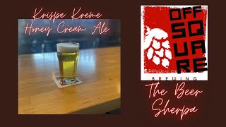 Krispe Kreme Honey Cream Ale  The Beer Sherpa Reviews [upl. by Yrek]