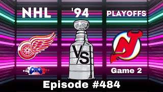 NHL 94 Gameplay — Red Wings vs Devils  Episode 484 [upl. by Eliath]