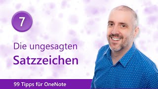 🟣 99 Tipps für OneNote 7️⃣ Die ungesagten Satzzeichen beim Diktieren  Malter365de [upl. by Delinda403]