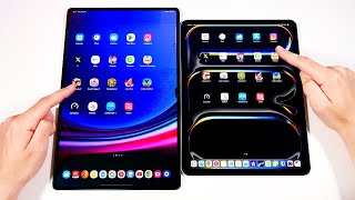 Galaxy Tab S9 Ultra vs iPad Pro M4 Speed Test [upl. by Eidnam]